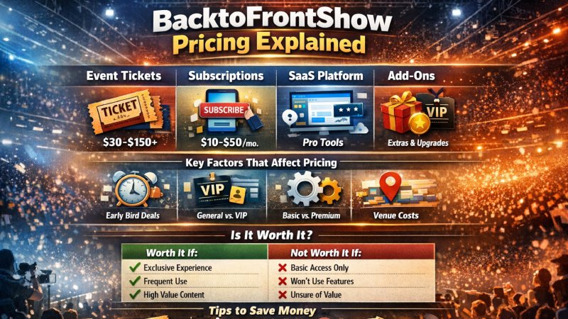 backtofrontshow pricing